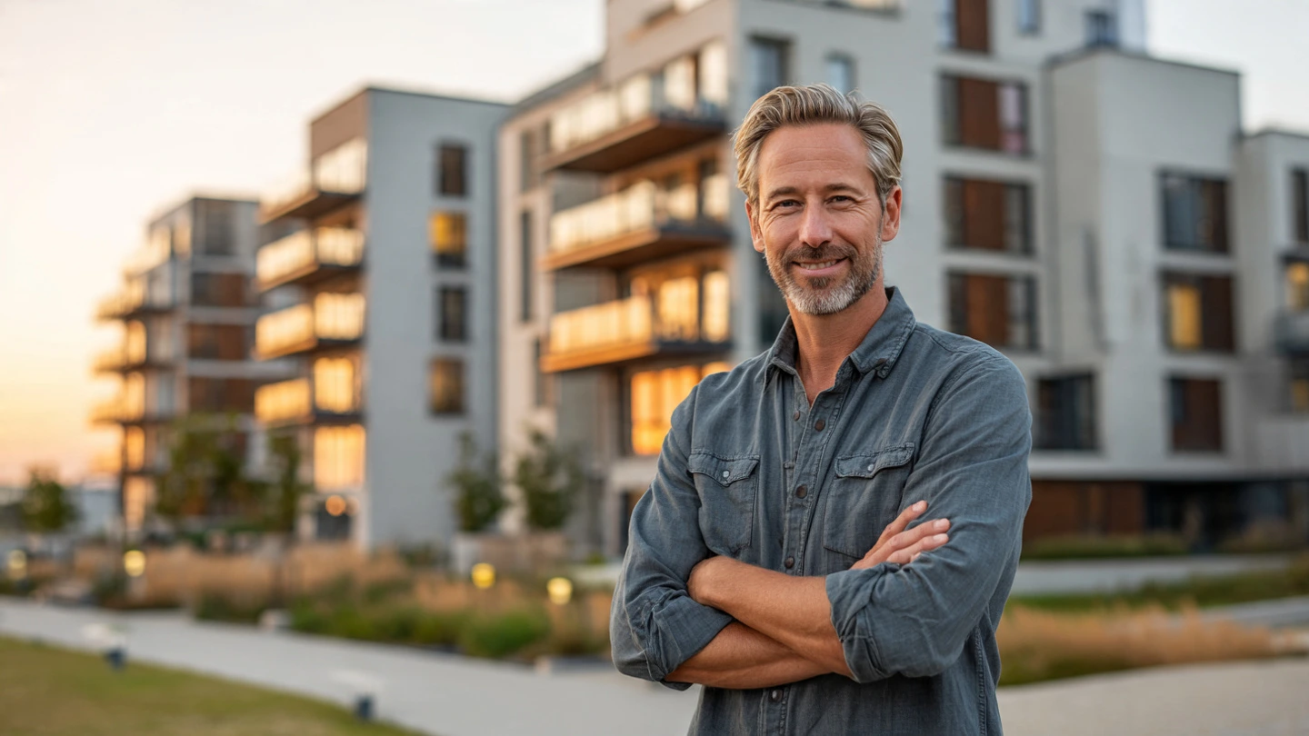 Propietario seguro revisando los derechos del casero en España con documentos legales en 2026